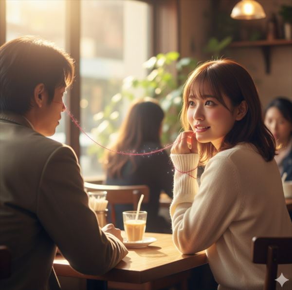 遠くから見つめるのは好意がある