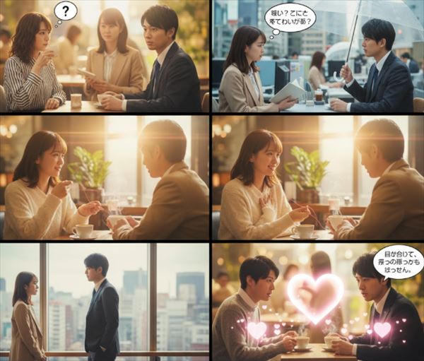 遠くから見つめるのは好意がある