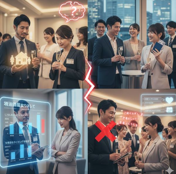 婚活パーティー ろくな女がいない