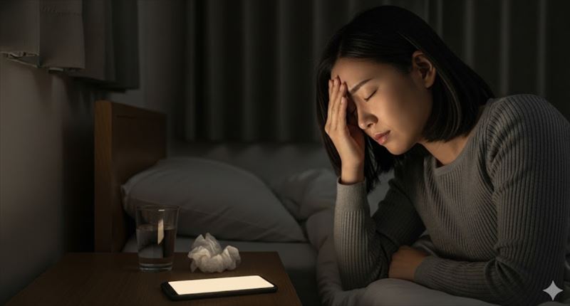 生理中 line そっけない